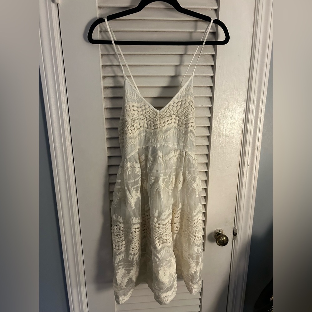 Design Lab Mini White Dress